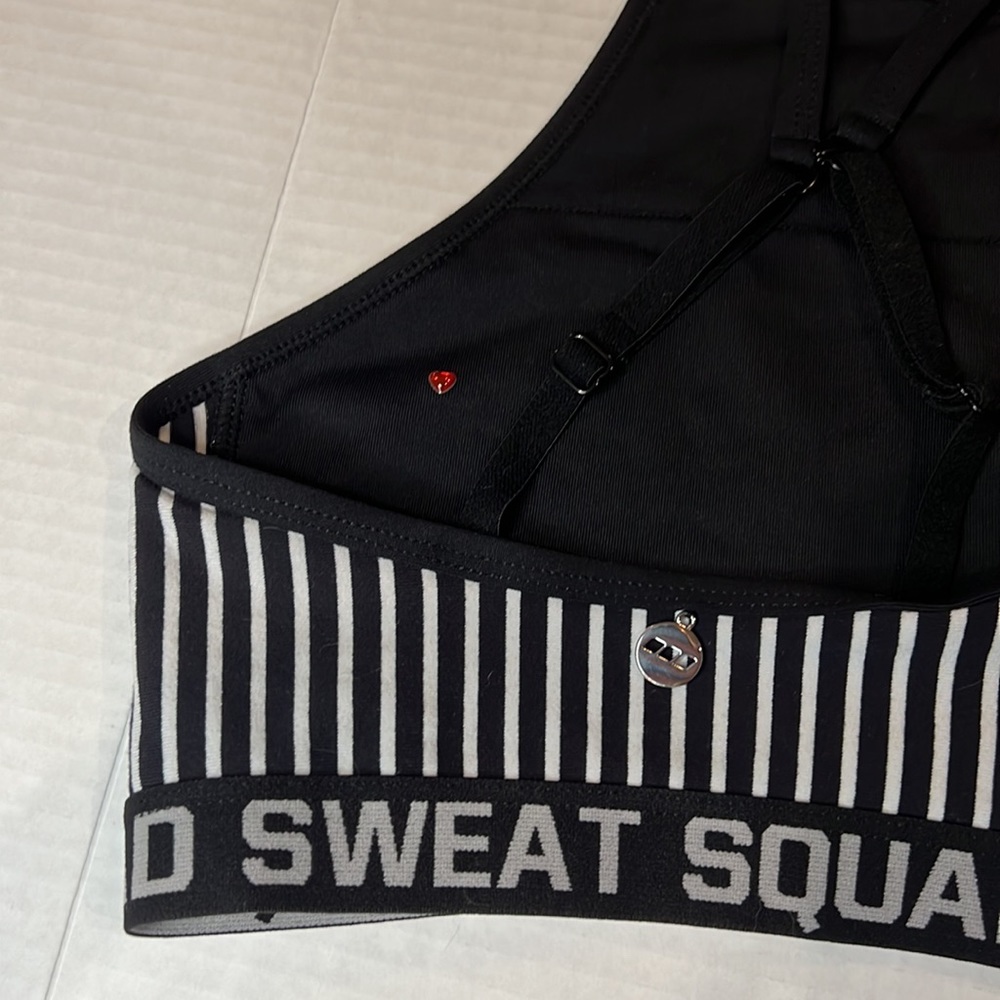Lorna Jane Sweat Squad Striped Sports Bra Size S - Picture 4 of 5